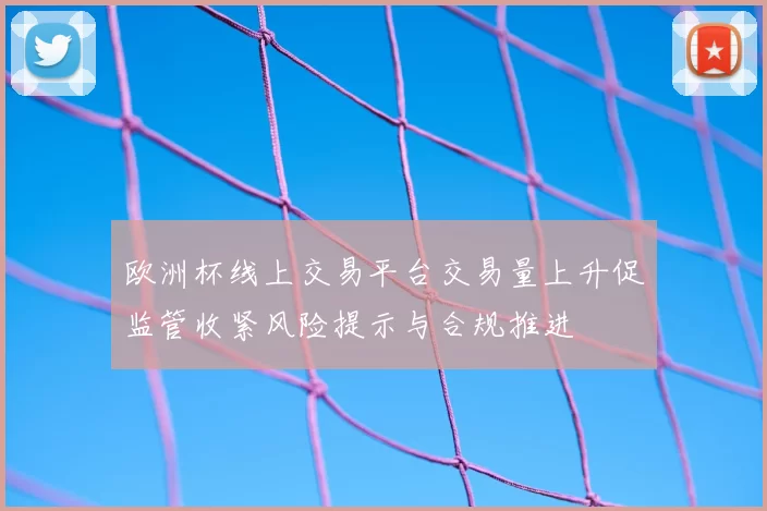欧洲杯线上交易平台交易量上升促监管收紧风险提示与合规推进